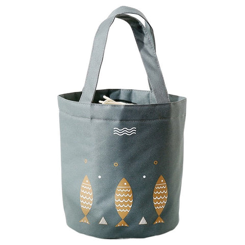 Lunch Tote Bag Oxford Cloth Insulated Lunch Cooler Bag Food Container Carrying Handbag