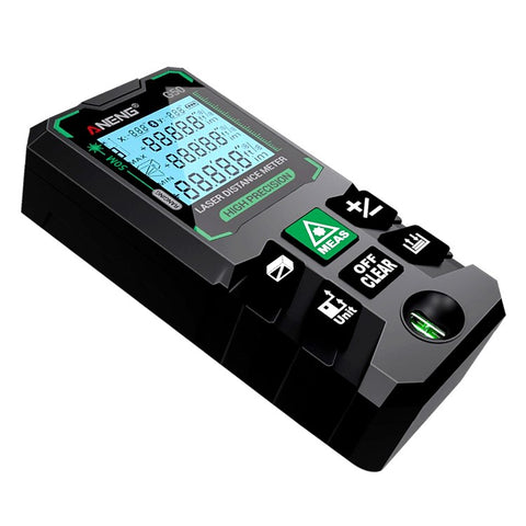 ANENG G50 Portable Laser Rangefinder 50m Measuremen Range Green Beam Laser Distance Measure Tool