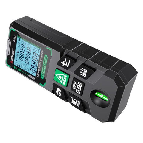 ANENG G50 Portable Laser Rangefinder 50m Measuremen Range Green Beam Laser Distance Measure Tool