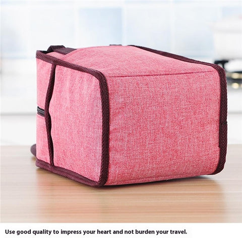 Oxford Cloth Aluminum Foil Thick Lunch Bag Portable Insulated Bento Lunch Bag