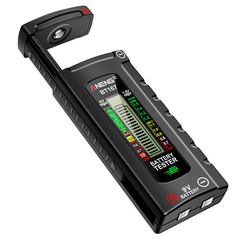 ANENG BT167 Battery Power Tester Analog Bar Display AA AAA Lithium Battery Capacity Tester