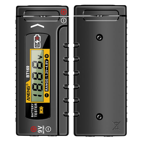 ANENG BT169 Battery Power Tester Digital Display AA AAA Lithium Battery Voltage Tester