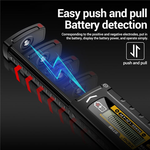 ANENG BT169 Battery Power Tester Digital Display AA AAA Lithium Battery Voltage Tester