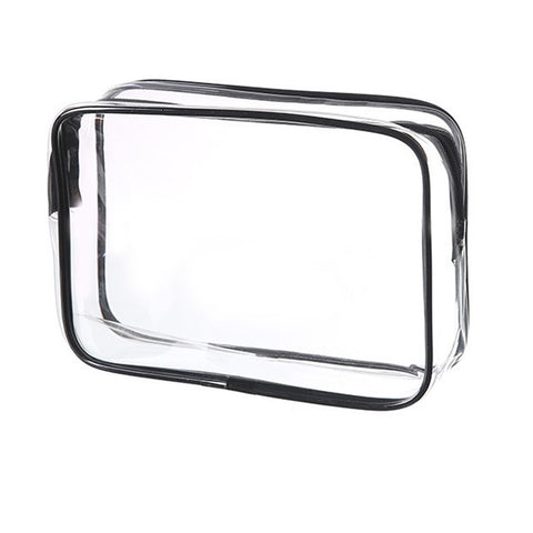 20x13x6cm Travel Toiletry Bag Waterproof PVC Cosmetics Organizer Zipper Storage Bag