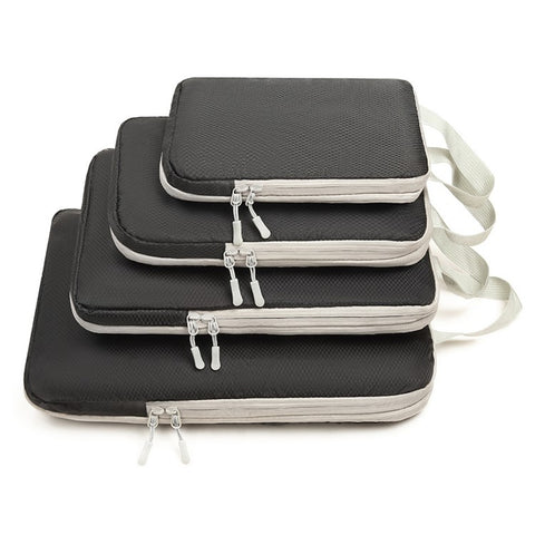4Pcs / Set Luggage Organizer Bags Oxford Cloth Travel Packing Expandable Clothes Storage Bags