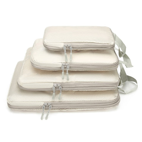 4Pcs / Set Luggage Organizer Bags Oxford Cloth Travel Packing Expandable Clothes Storage Bags