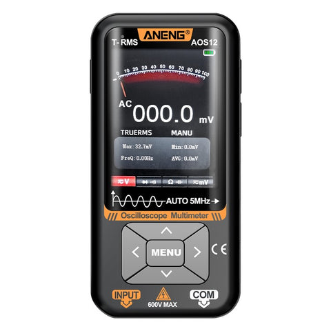 ANENG AOS12 2 In 1 Smart Color Screen Digital Oscilloscope Portable Handheld Multimeter