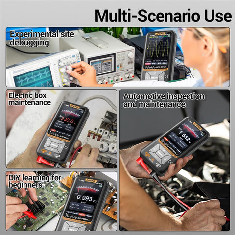 ANENG AOS12 2 In 1 Smart Color Screen Digital Oscilloscope Portable Handheld Multimeter