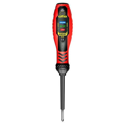 ANENG B18 High Torque Voltage Tester Pen Live / Neutral Wire Detection Continuity Test NCV Light Indication