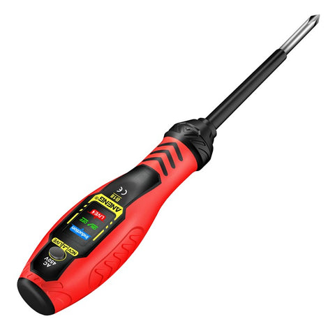 ANENG B18 High Torque Voltage Tester Pen Live / Neutral Wire Detection Continuity Test NCV Light Indication