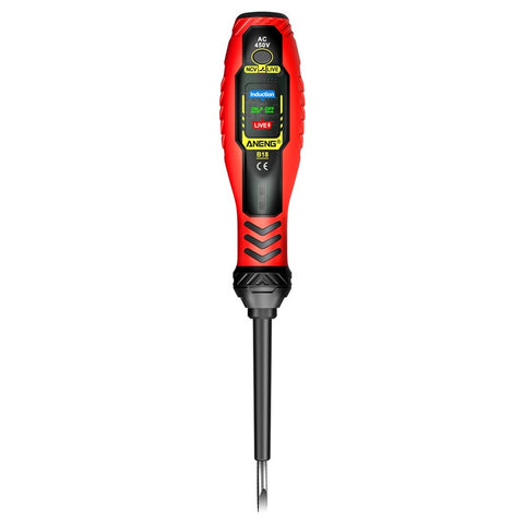 ANENG B18 High Torque Voltage Tester Pen Live / Neutral Wire Detection Continuity Test NCV Light Indication