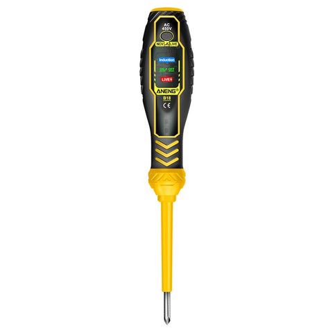 ANENG B18 High Torque Voltage Tester Pen Live / Neutral Wire Detection Continuity Test NCV Light Indication