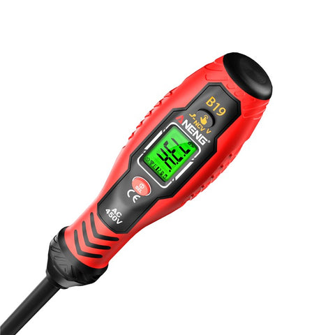 ANENG B19 Digital NCV Voltage Tester Auto Power Off High Torque Non-Contact  /  Contact AC Detector