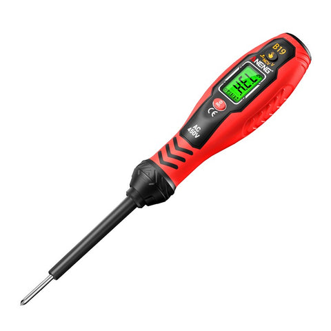 ANENG B19 Digital NCV Voltage Tester Auto Power Off High Torque Non-Contact  /  Contact AC Detector