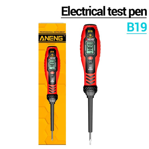 ANENG B19 Digital NCV Voltage Tester Auto Power Off High Torque Non-Contact  /  Contact AC Detector