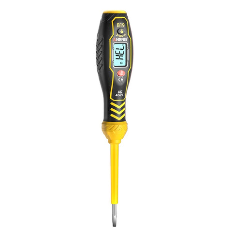 ANENG B19 Digital NCV Voltage Tester Auto Power Off High Torque Non-Contact  /  Contact AC Detector