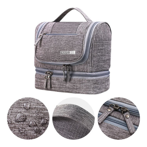 Hanging Toiletry Bag Large Capacity Oxford Cloth Travel Cosmetic Organizer Shower Bathroom Bag