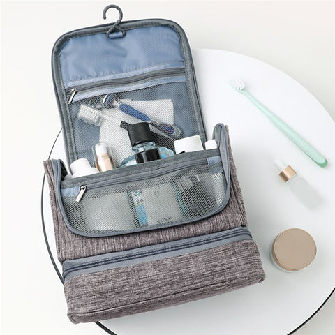 Hanging Toiletry Bag Large Capacity Oxford Cloth Travel Cosmetic Organizer Shower Bathroom Bag