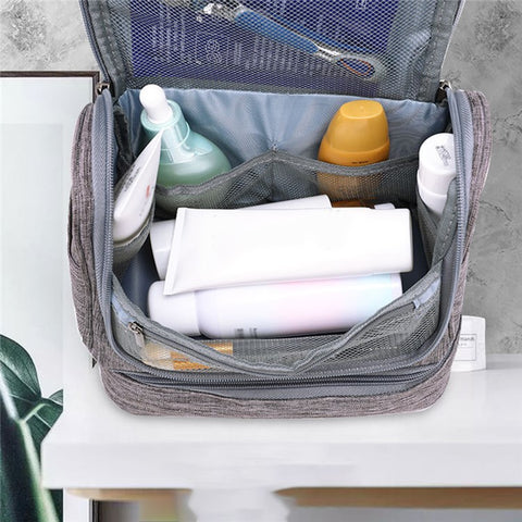 Hanging Toiletry Bag Large Capacity Oxford Cloth Travel Cosmetic Organizer Shower Bathroom Bag