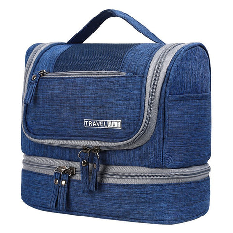 Hanging Toiletry Bag Large Capacity Oxford Cloth Travel Cosmetic Organizer Shower Bathroom Bag