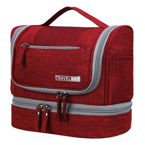 Hanging Toiletry Bag Large Capacity Oxford Cloth Travel Cosmetic Organizer Shower Bathroom Bag