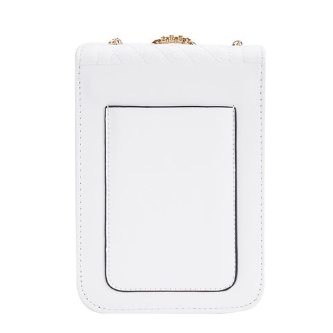 BAELLERRY N3239 PU Leather Cash Cards Phone Storage Bag Stylish Women Crossbody Bag with Locking Buckle and Chain Strap