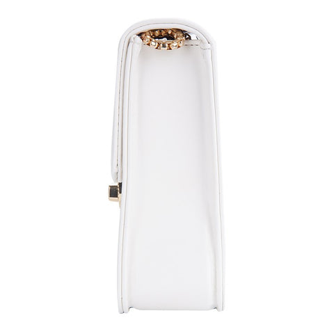 BAELLERRY N3239 PU Leather Cash Cards Phone Storage Bag Stylish Women Crossbody Bag with Locking Buckle and Chain Strap