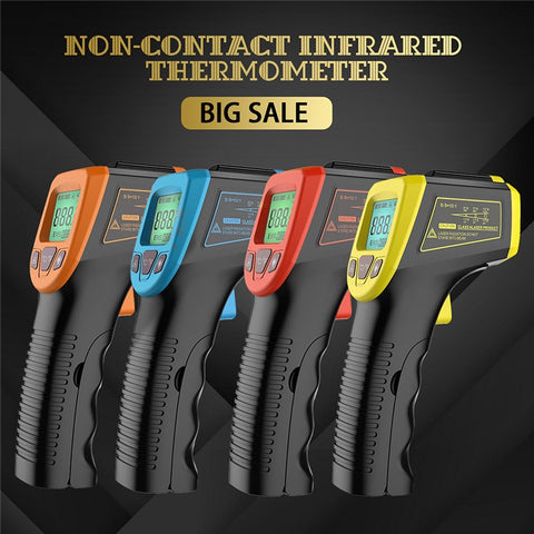 GM320S Non-contact Handheld Industrial Infrared Thermometer High Precision LCD Display Backlit Temperature Tester