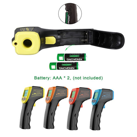 GM320S Non-contact Handheld Industrial Infrared Thermometer High Precision LCD Display Backlit Temperature Tester