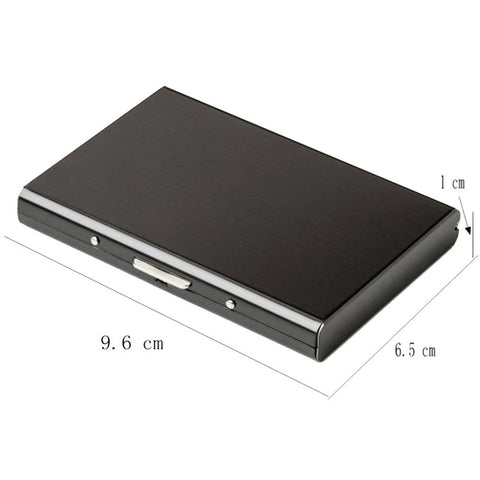 Card Holder Storage Office Solid Aluminum Alloy Credit Card Case Wallet Business Card Holder Box