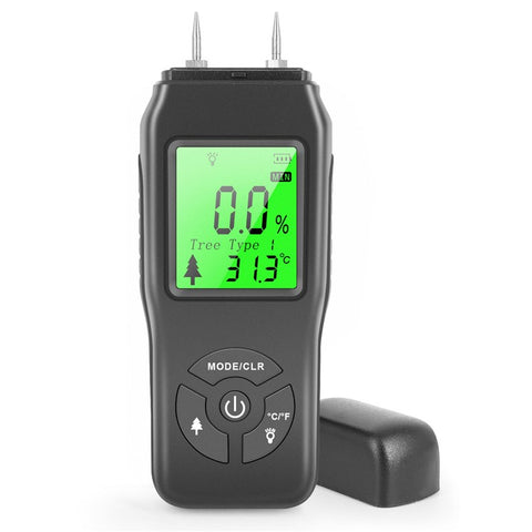 LCD Digital Wood Moisture Meter Hygrometer Humidity Tester for Plywood Wood