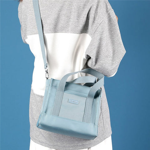 Large Capacity Oxford Cloth Crossbody Bag Shoulder Bag Portable Handbag for Daily Use or Travel