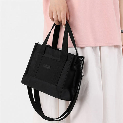 Large Capacity Oxford Cloth Crossbody Bag Shoulder Bag Portable Handbag for Daily Use or Travel