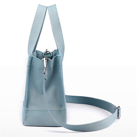 Large Capacity Oxford Cloth Crossbody Bag Shoulder Bag Portable Handbag for Daily Use or Travel