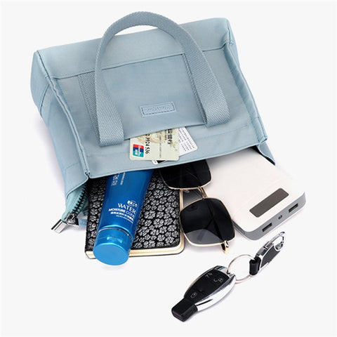 Large Capacity Oxford Cloth Crossbody Bag Shoulder Bag Portable Handbag for Daily Use or Travel