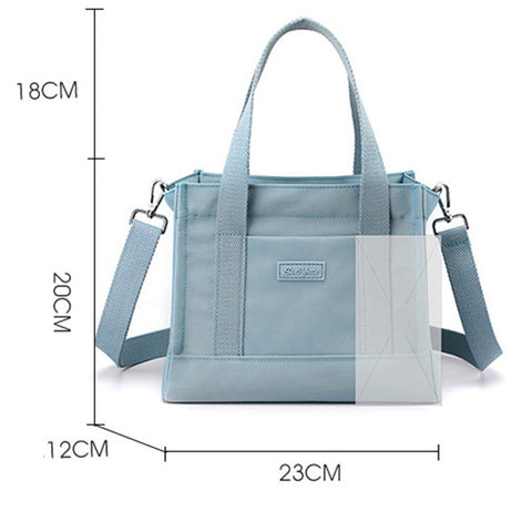 Large Capacity Oxford Cloth Crossbody Bag Shoulder Bag Portable Handbag for Daily Use or Travel