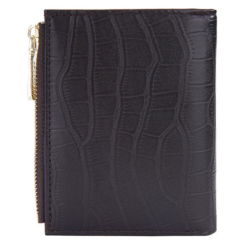 BAELLERRY DR100 PU Leather Wallet for Men Business Style Clutch Bag Card Holder Zipper Coin Purse