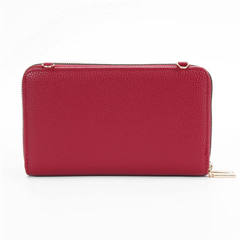BAELLERRY N1897 PU Leather Crossbody Bag Litchi Texture Women Shoulder Handbag with Coin Purse Pouch