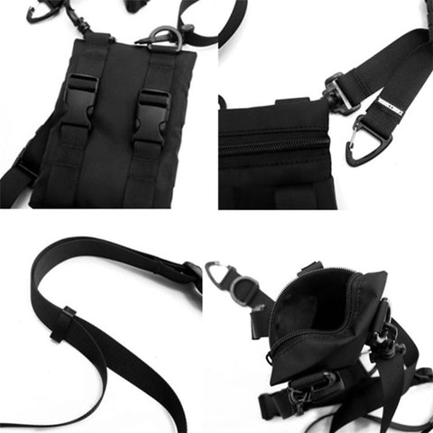 Messenger Bag Casual Sling Crossbody Cell Phone Purse Multifunction Nylon Shoulder Bag