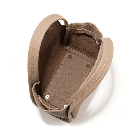 9662 Top Layer Cowhide Leather Handbag Fashion Women Crossbody Bag with Shoulder Strap