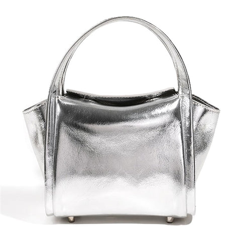 9662 Top Layer Cowhide Leather Handbag Fashion Women Crossbody Bag with Shoulder Strap