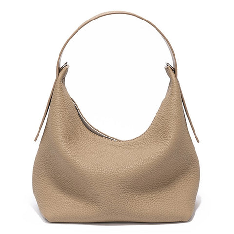 9978 Women Handbag Top Layer Cowhide Leather Dumpling Crossbody Shoulder Travel Bag