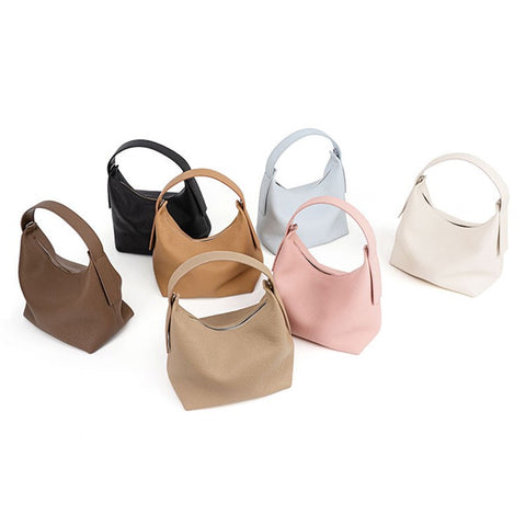 9978 Women Handbag Top Layer Cowhide Leather Dumpling Crossbody Shoulder Travel Bag