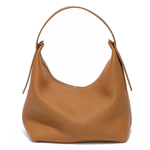9978 Women Handbag Top Layer Cowhide Leather Dumpling Crossbody Shoulder Travel Bag