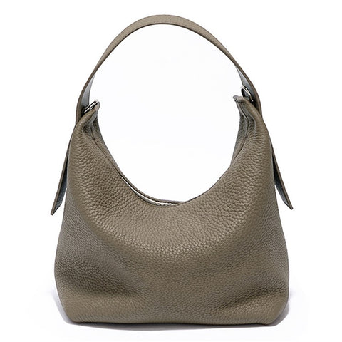 9978 Women Handbag Top Layer Cowhide Leather Dumpling Crossbody Shoulder Travel Bag