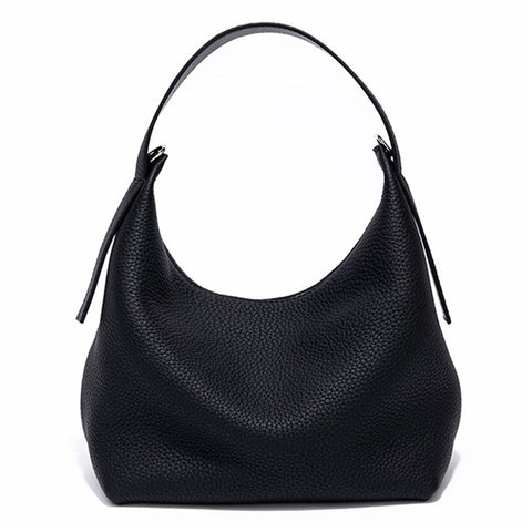9978 Women Handbag Top Layer Cowhide Leather Dumpling Crossbody Shoulder Travel Bag