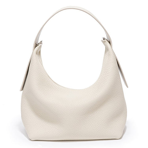 9978 Women Handbag Top Layer Cowhide Leather Dumpling Crossbody Shoulder Travel Bag