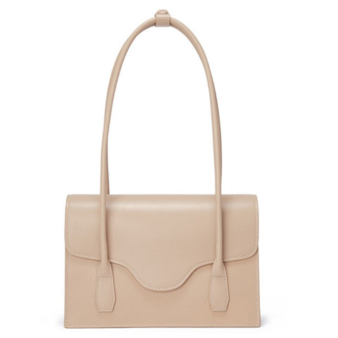 88668 Cowhide Leather Handbag Tote Bag Women Stylish Casual Single Shoulder Bag