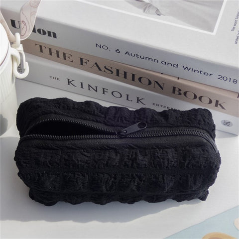 Cloud Shape Design Cosmetic Pens Organizer Toiletries Storage Bag Canvas Makeup Pouch