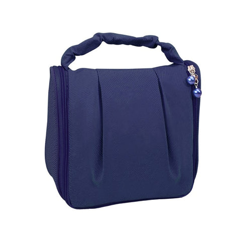 Portable Hanging Toiletry Wash Bag Polyester Waterproof Cosmetics Storage Bag Handbag